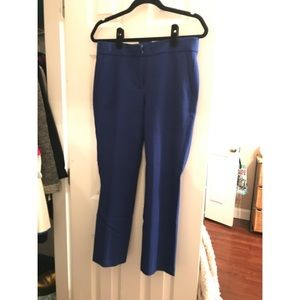 Royal Blue Cropped Suit Pants - J. Crew